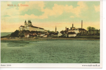Korrespondenz-Karte Melk a. d. Donau Anno 1910
